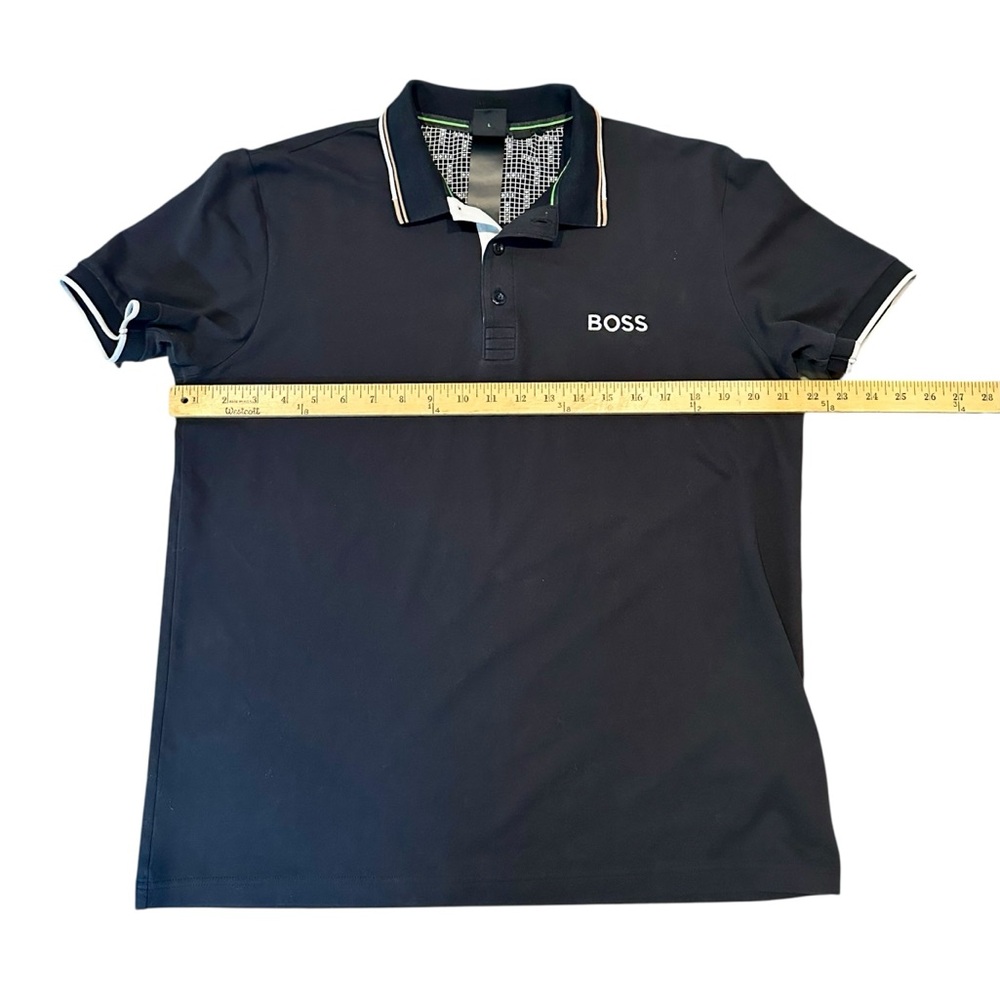 Boss Men's Black Polo Shirt - Picture 7 of 8